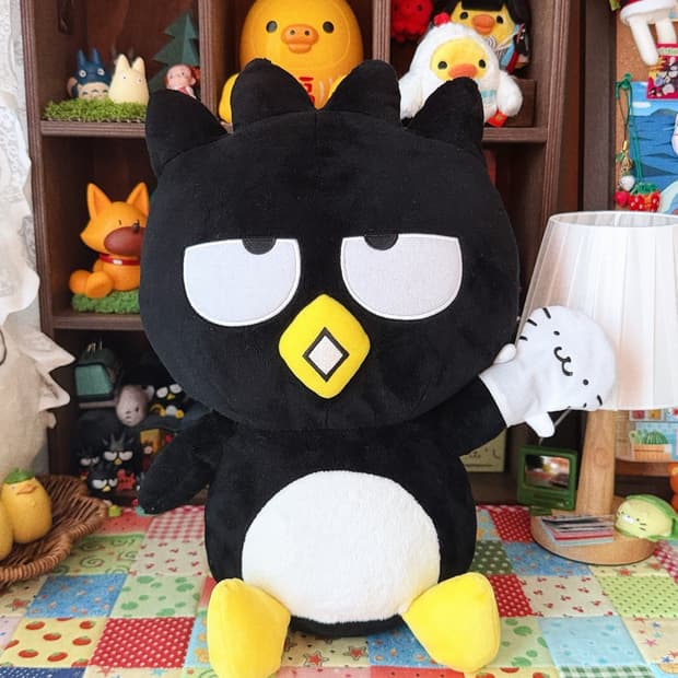 산리오 고전 배드바츠마루 핸드퍼펫 하나마루 대형 인형