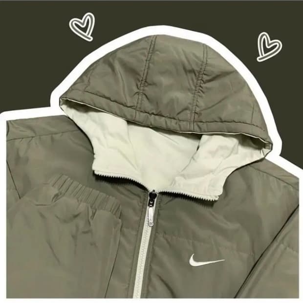 나이키 양면 패딩점퍼