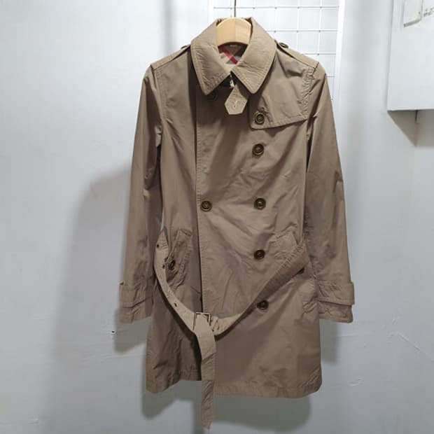 BURBERRY BRIT 더블버튼 트렌치코트 (WOMAN S-55)