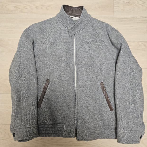 아트이프액츠 / 레더카라 캐시미어 해링턴  cliff / L