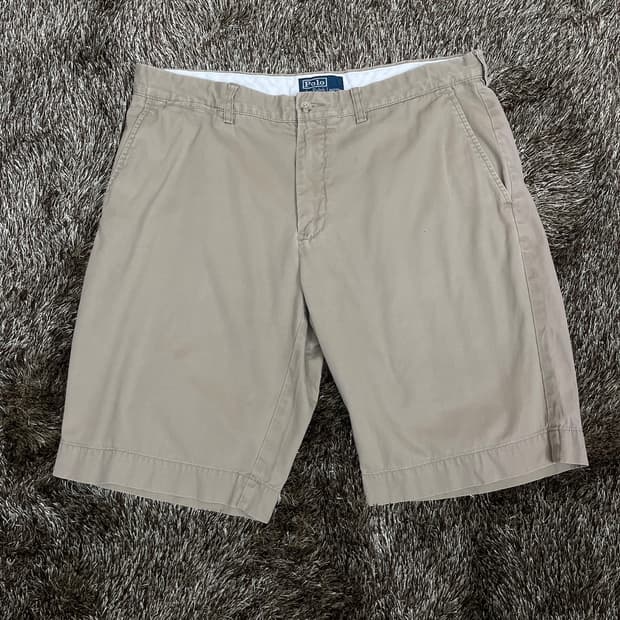 폴로 랄프로렌 진베이지 치노 하프팬츠 36