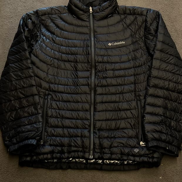 컬럼비아 경량패딩 처분 XXL