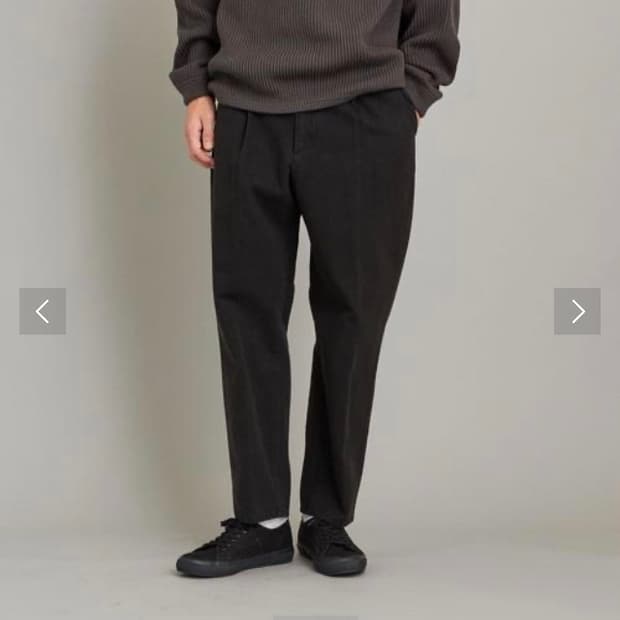 스티븐알란재팬 오가닉 테이퍼드 팬츠 M