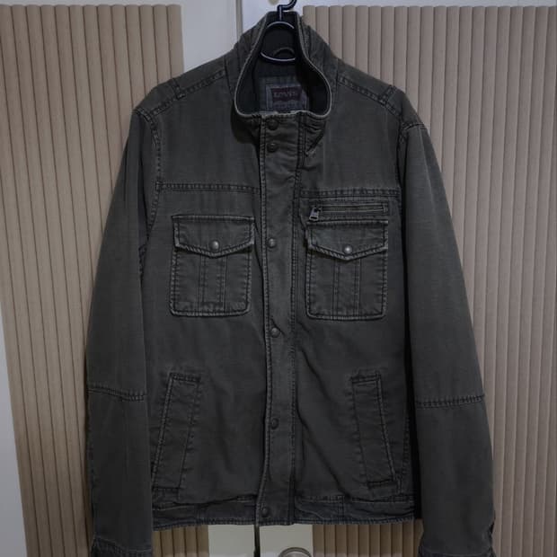 M 리바이스 누빔 트러커 데님자켓