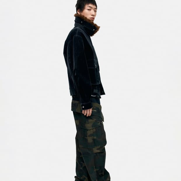 엔더슨벨 미쿠스 벨벳 봄버 자켓 m(백화점구매 텍포함)