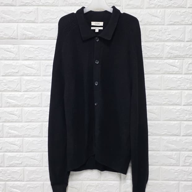 택포_ 코스 COS 블랙 니트 가디건 L