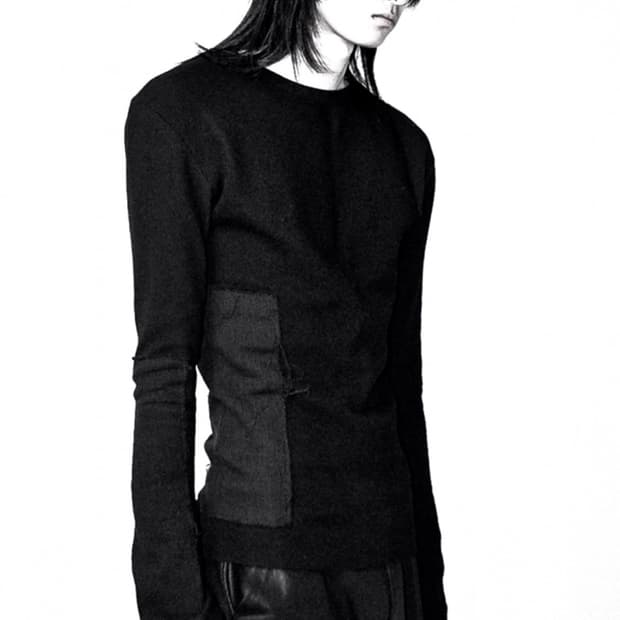 Bandage Patched Long Sleeves black size1