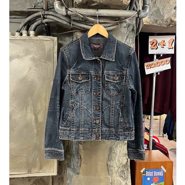 빈티지 언더우드 포켓 데님 자켓 L #csz3568