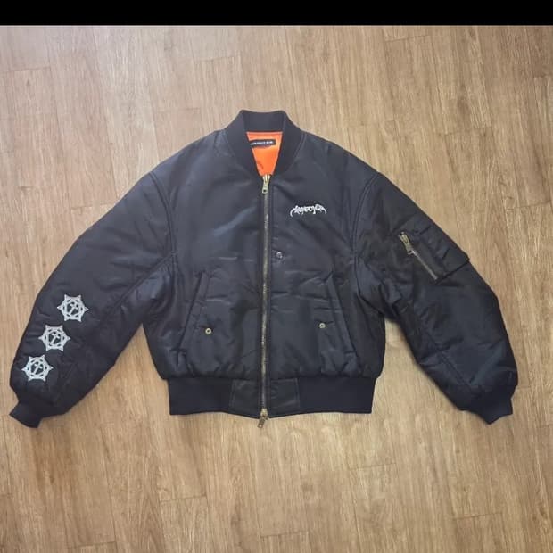 프로젝트 gr 메탈릭 봄버 자켓 팔아요