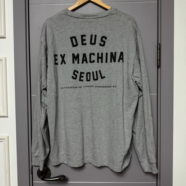 데우스 엑스 마키나 서울 롱슬리브 2xl 그레이