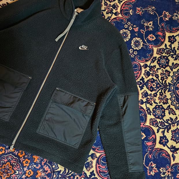 나이키 NSW 쉐르파 양털 플리스 자켓 XL size