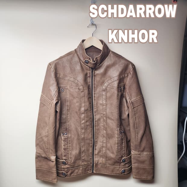254 SCHDARROW 레더 라이더 자켓 XXL