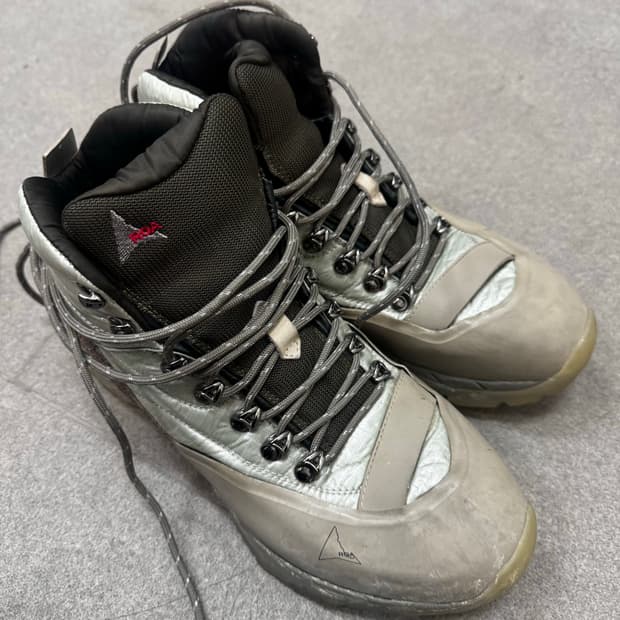 ROA 안드레아스 스트랩 그레이 블랙 하이킹 부츠 43