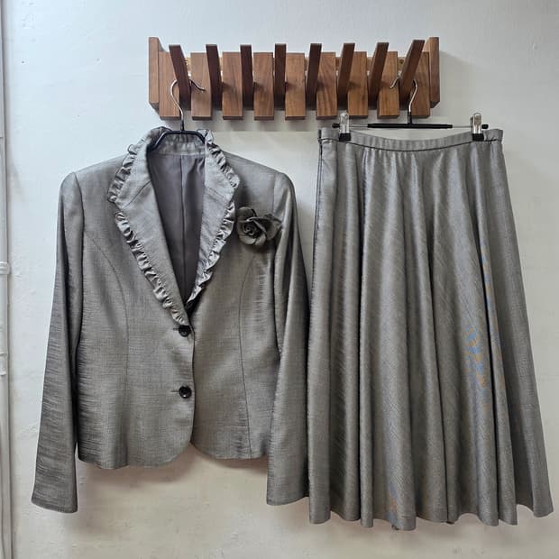 일본빈티지 코사지그레이셋업