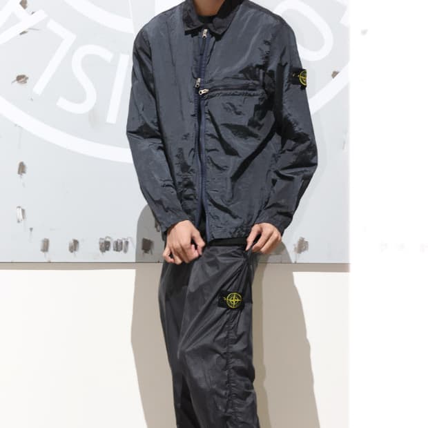 스톤아일랜드 나일론메탈 오버셔츠 s 주우재착