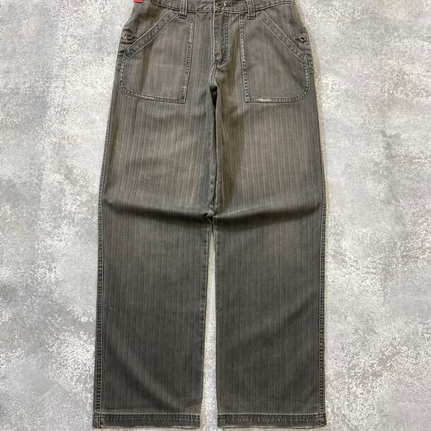 [32] Lee Cooper 리 쿠퍼 아메카지 데님 퍼티그 팬츠