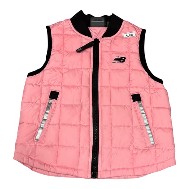  (바배) 뉴발란스 키즈 핑크 패딩 조끼