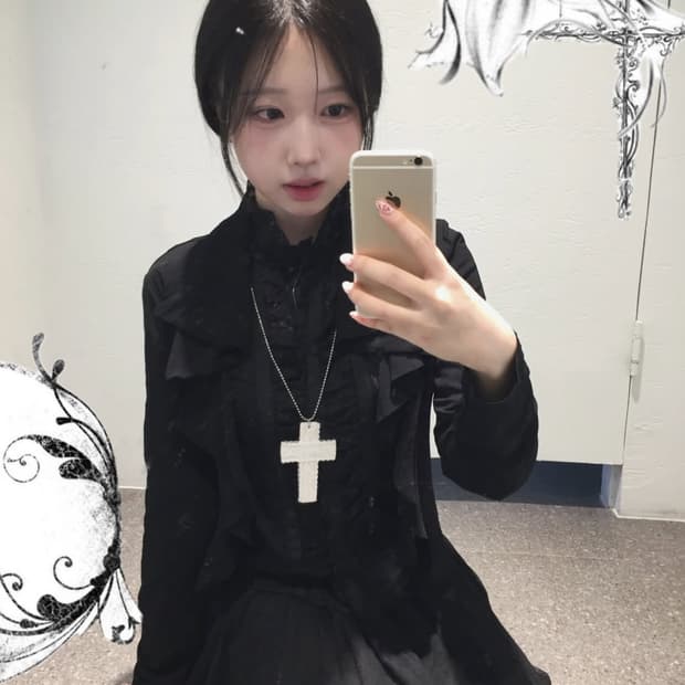 빈티지 블랙 페어리 코디세트 