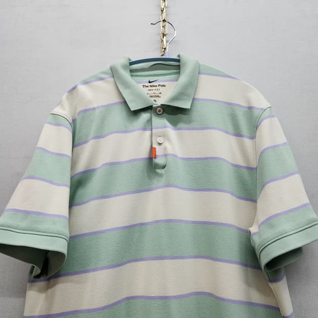 나이키 스트라이프 드라이핏 반팔카라 XL(XL)