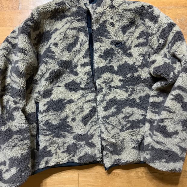 나이키 양면 후리스 자켓 xxl