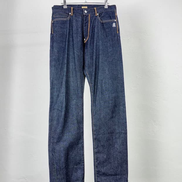 언더커버 더 셰퍼드 스트레이트 리벳 데님 팬츠