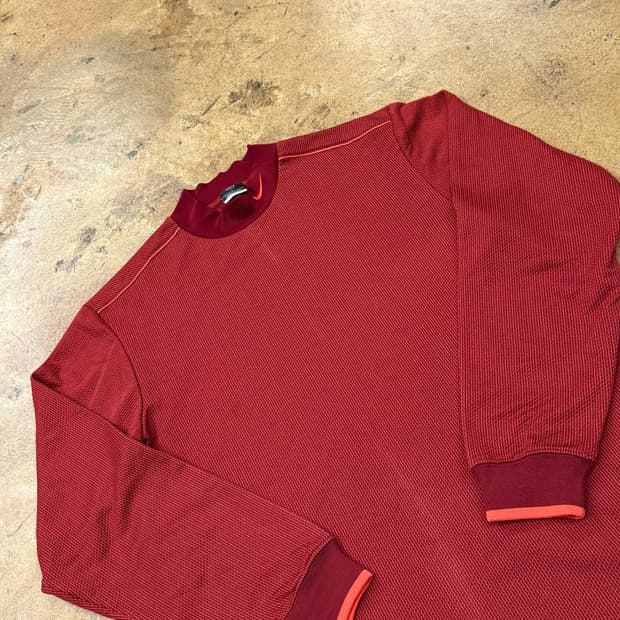 [정품/M] 나이키 레드 롱슬리브 긴팔티셔츠 b16