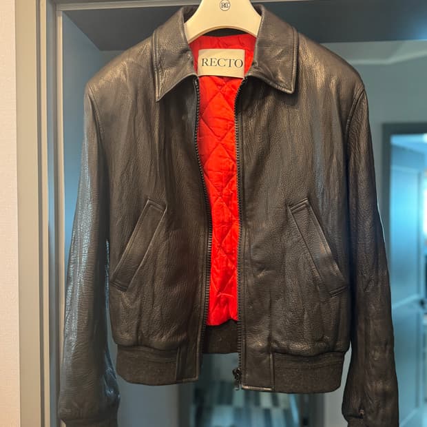 렉토 25fw 벤 고트 크링클 레고 자켓 s size