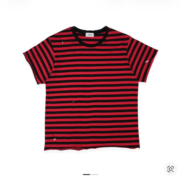 구매글) 스몰스튜핏튠즈 크라프트 스트라이프 티셔츠