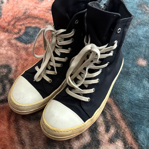 TTF✳️릭오웬스 라몬즈 하이 스니커즈