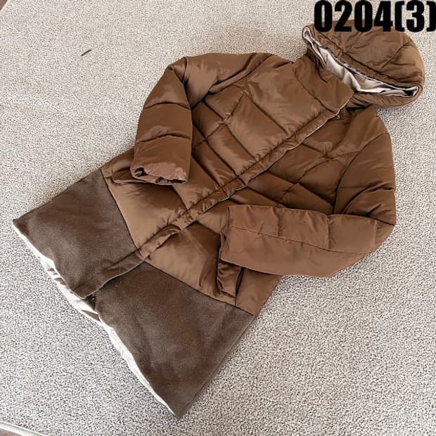 [85-90-160] 엘르 여성 후드 오리털 패딩 점퍼 0204(3)