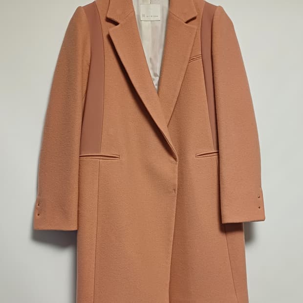 it MICHAA 코랄 울 코트 / 울87 / 55 / 데일리 결맞음 코