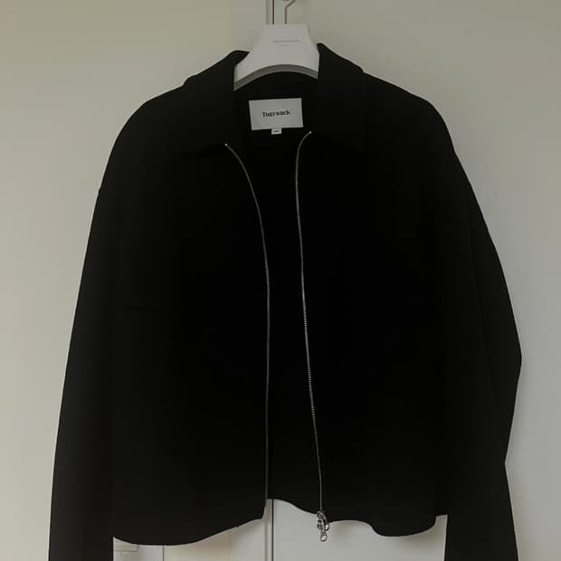 토니웩 22fw 캐시미어 핸드메이드 블루종