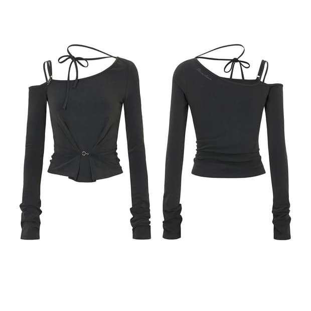 페오플 RUBY HOOK LONG SLEEVE charcoal M