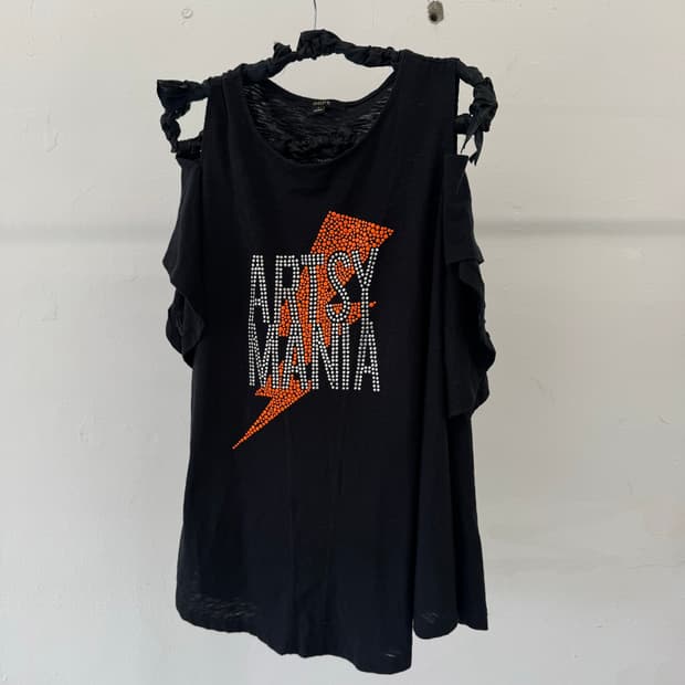 GGPX Electric Cut-Off Shoulder Top