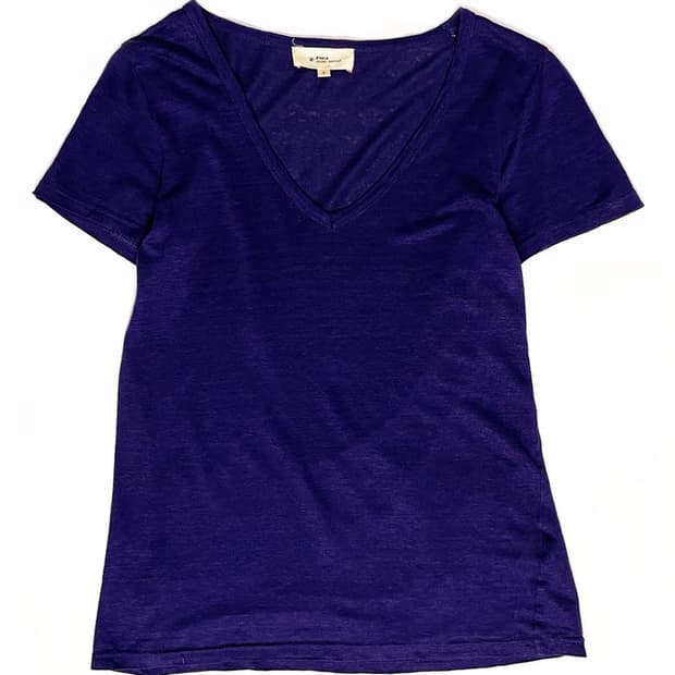 Isabel Marant v넥 린넨 티셔츠