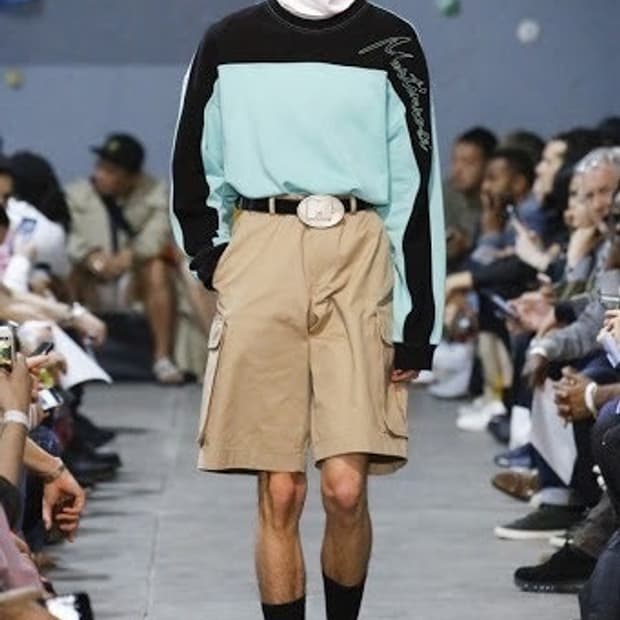 18SS 마틴로즈 바이컬러 오버사이즈 크루넥 맨투맨 민트S