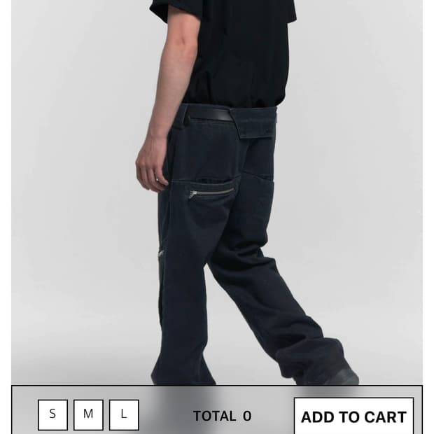 [교환] MPa REVEALED POCKET PANTS 블랙 L ->M