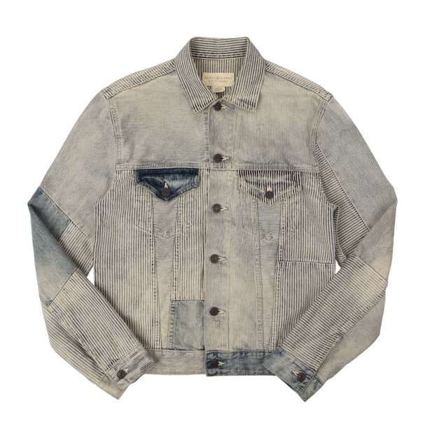 데님앤서플라이 히코리 패치워크 데님자켓