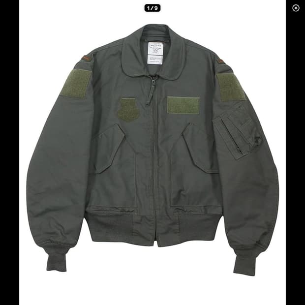 2014 US Army 미군 CWU-36/P 플라이트 자켓 밀리터리