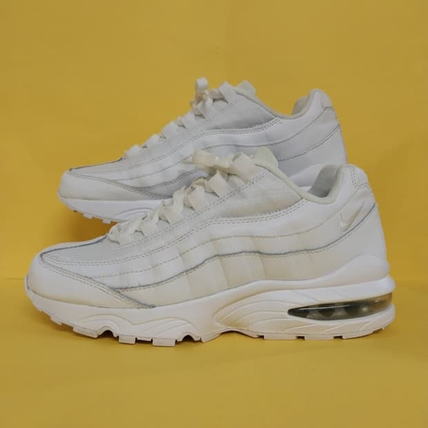 남성 나이키 에어맥스 95 트리플화이트 운동화 (240)