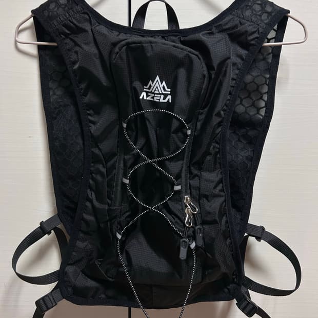 (새상품) AZELA 초경량 러닝 조끼 백팩 블랙