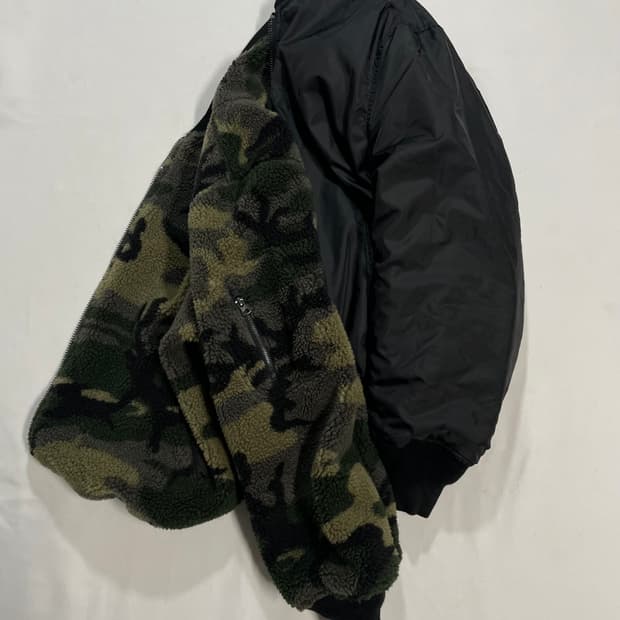 알파인더스트리 카모 리버시블 ma-1