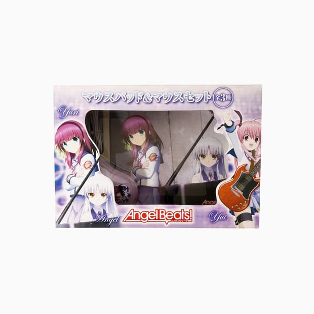 Angel Beats! 유리 마우스 패드&마우스 세트