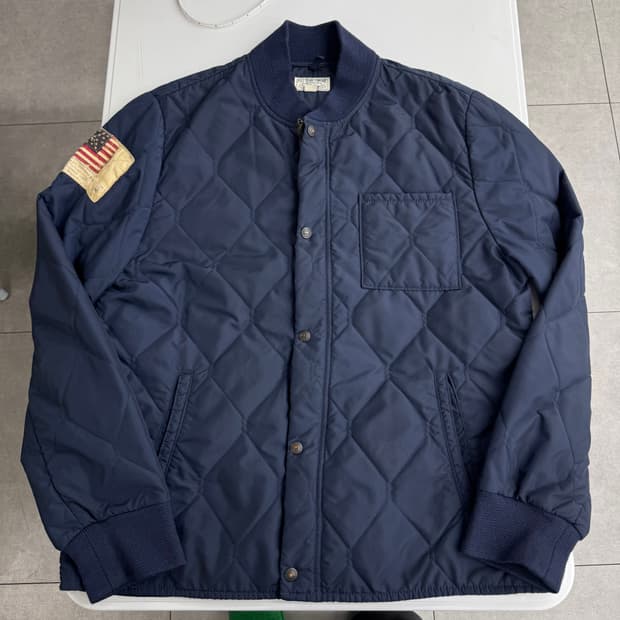 폴로 퀼팅 자켓 