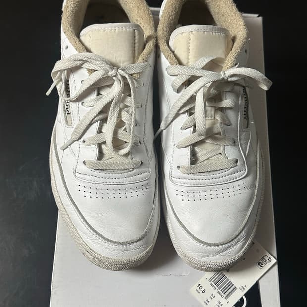 리복 자운드 클럽c og 화이트 검 285 