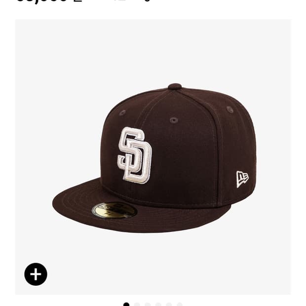 뉴에라 샌디에고 파드리스 피티드캡 얼트 브라운