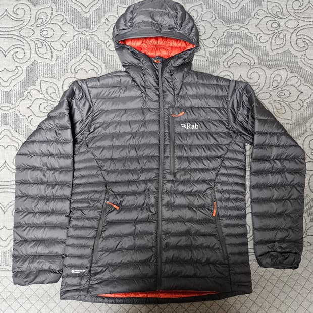 [L] RAB 랩 마이크로라이트 알파인 자켓 그래핀 경량 패딩