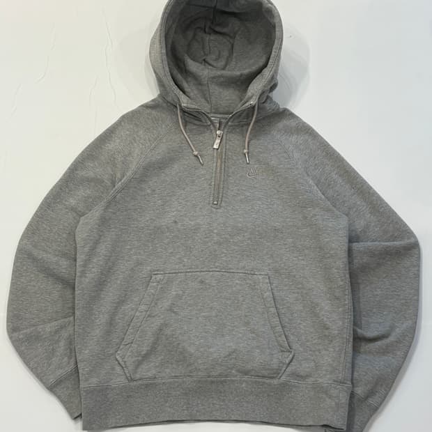 Nike 나이키 하프 집업 그레이 후드티