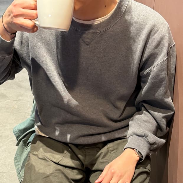 90s RUSSELL sweat faded gray XL USA