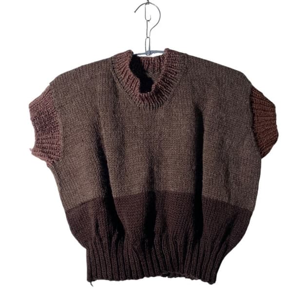 빈티지 니트 탑